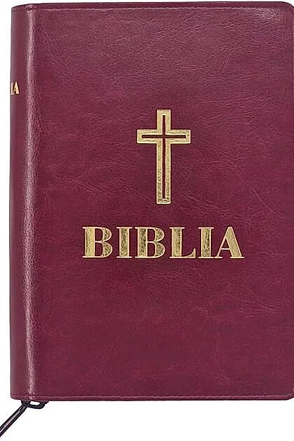 Biblia (grena, cu fermoar)