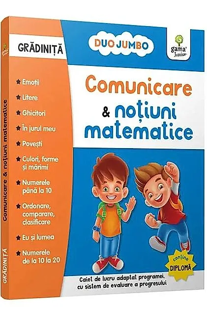 Comunicare & noțiuni matematice. Caiet de lucru. Grădiniță