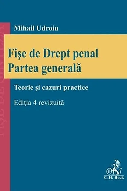 Fișe de Drept penal. Partea generală