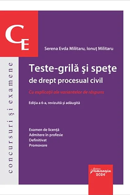 Teste-grilă și spețe de drept procesual civil