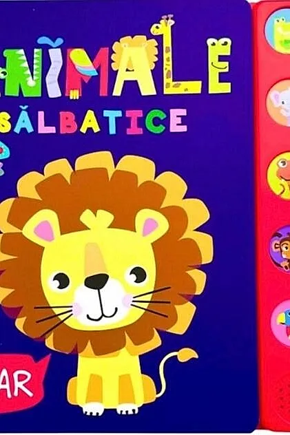 Carte sonoră cu 10 sunete. Animale sălbatice