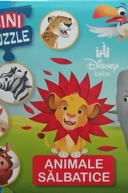 Disney Bebe. Mini puzzle. Animale sălbatice