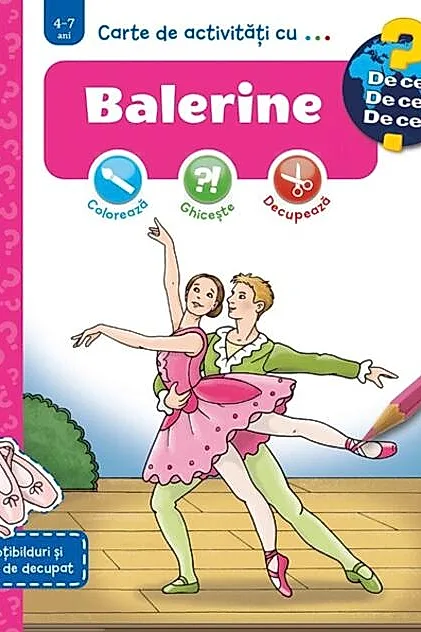 Carte de activități cu... Balerine