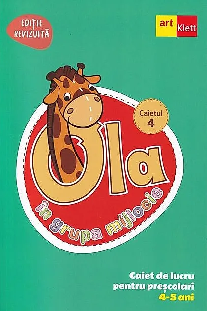 OLA în grupa mijlocie. Caiet de lucru pentru preșcolari. Caietul 4 (4-5 ani)