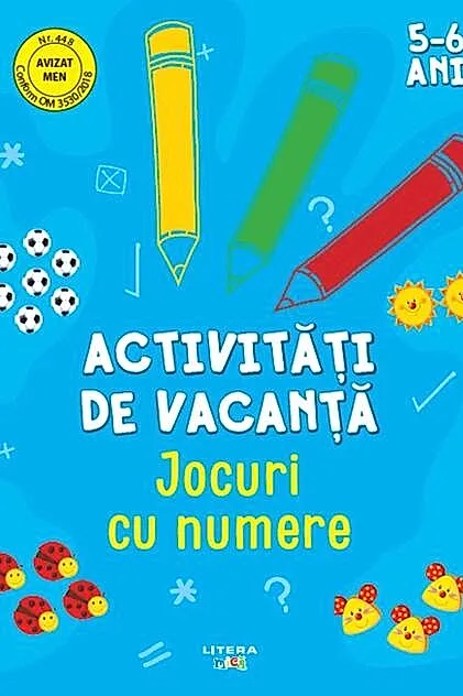 Activități de vacanță. Jocuri cu numere (5-6 ani)