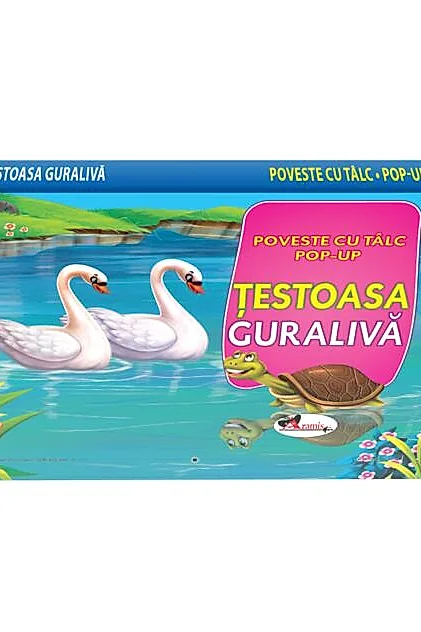 Poveste cu tâlc pop-up. Ţestoasa guralivă