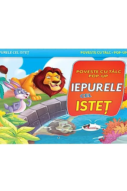 Poveste cu tâlc pop-up. Iepurele cel isteţ