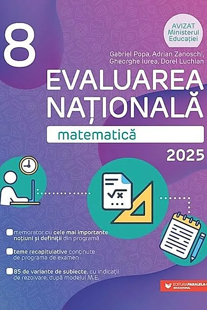 Evaluarea Națională 2025. Matematică - clasa a VIII-a