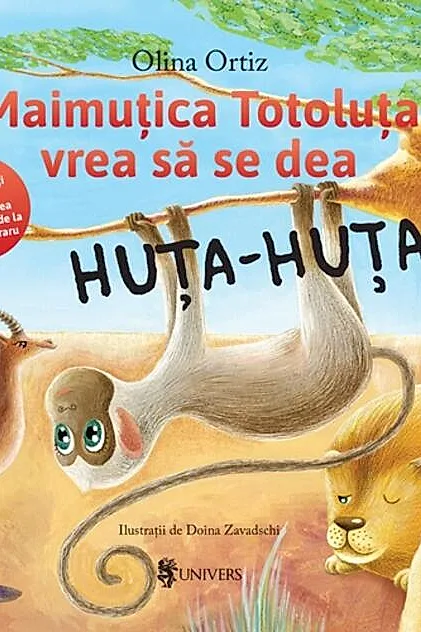 Maimuțica Totoluța vrea să se dea Huța-Huța