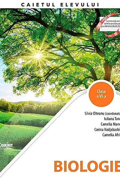 Biologie. Caietul elevului pentru clasa a VI-a