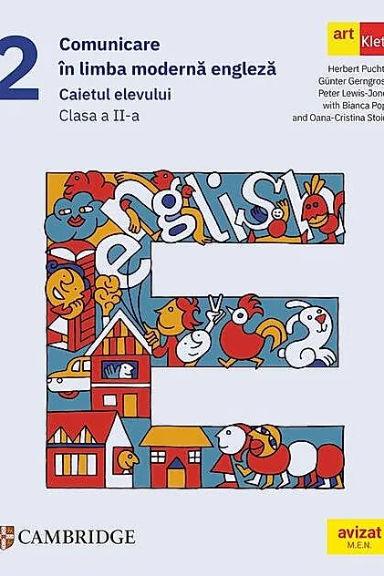 Comunicare în limba modernă 1. Engleză. Caietul elevului. Clasa a II-a