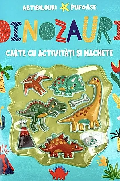 Dinozauri cu abțibilduri pufoase