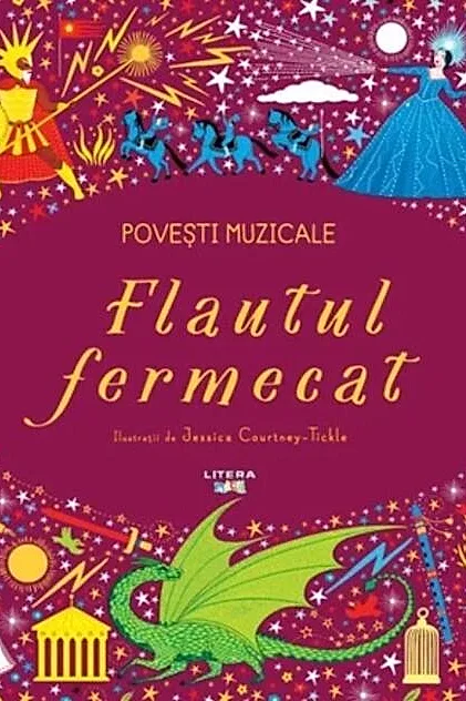 Povești muzicale. Flautul fermecat. Carte cu sunete