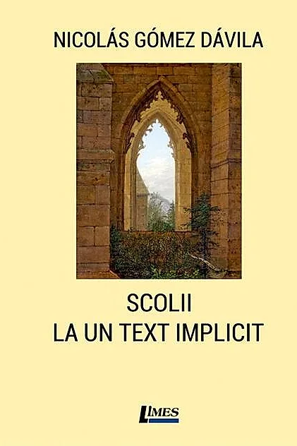 Scolii la un text implicit