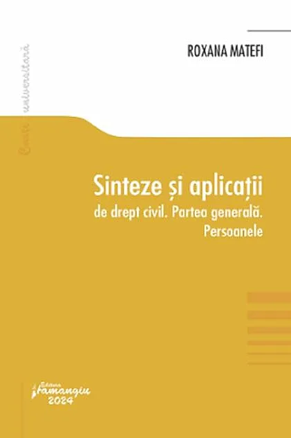 Sinteze și aplicații de drept civil