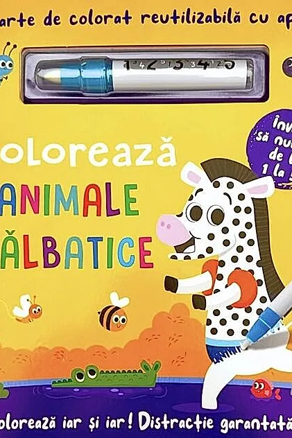 Colorează animalele sălbatice