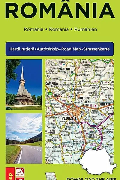Hartă rutieră România Comfort