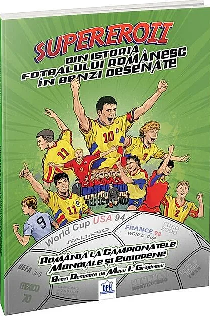 Supereroii din istoria fotbalului românesc în benzi desenate