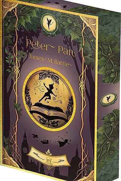 Peter Pan - cu folio și canturi ilustrate