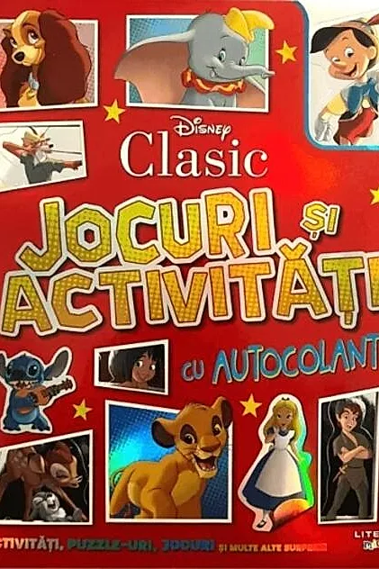 Disney Clasic. Jocuri și activități cu autocolante