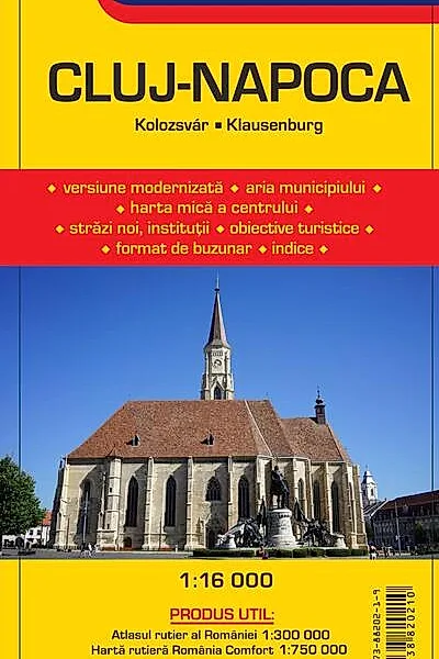 Harta orașului Cluj-Napoca