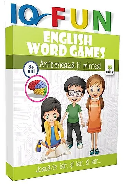 English Word Games. IQ Fun (8+ ani)