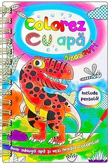 Colorez cu apă - Dinozauri