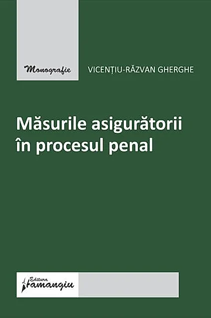 Măsurile asiguratorii în procesul penal