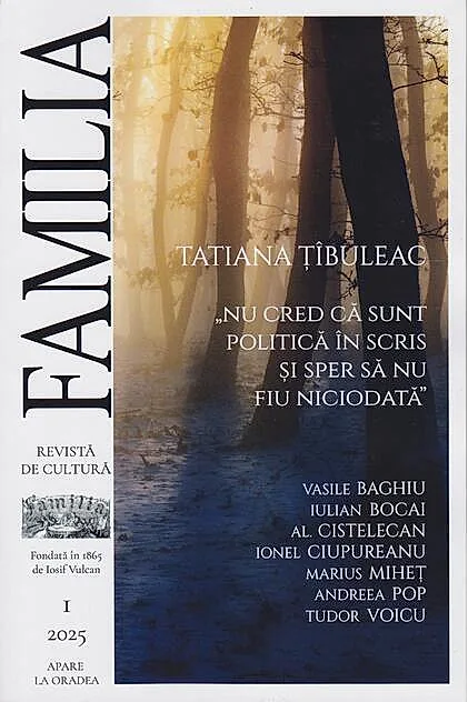Revista Culturală FAMILIA Nr. 1, 2025