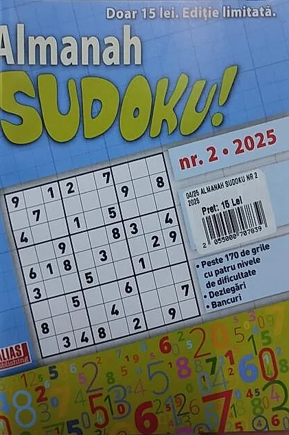 Almanah Sudoku Nr. 2/ 2025