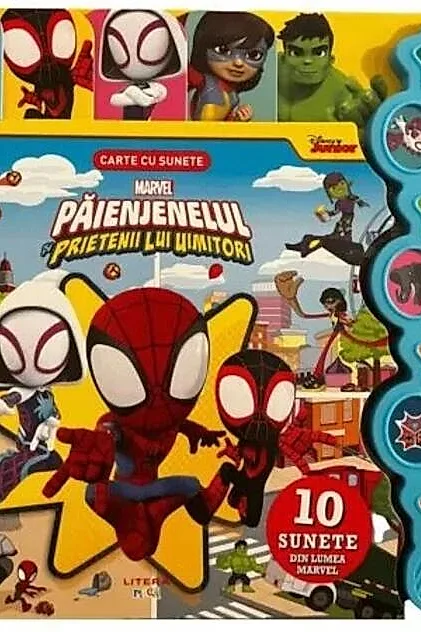 Disney. Marvel. Păienjenelul și prietenii lui uimitori. Carte cu sunete