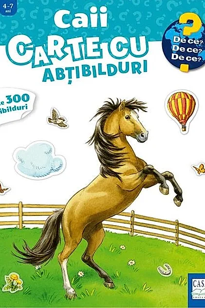 Caii - carte cu abțibilduri