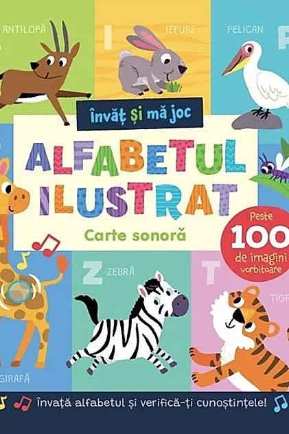 Învăț și mă joc. Alfabetul ilustrat.
