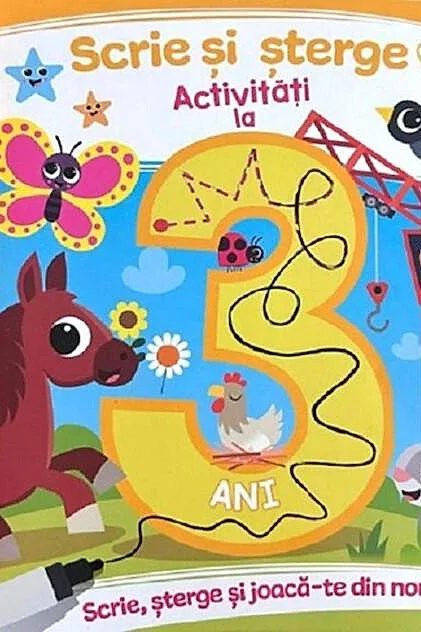 Scrie și șterge. Activități la 3 ani