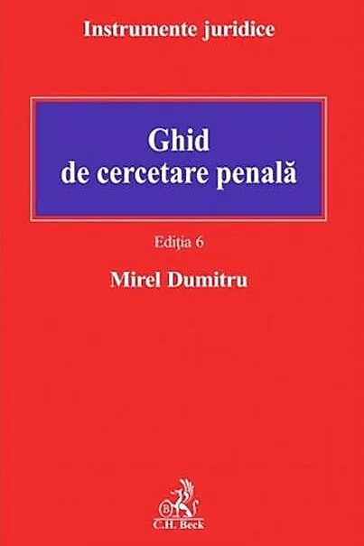 Ghid de cercetare penală