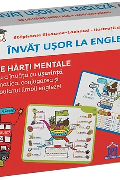 Învăț ușor la engleză (nivel începător) - hărți mentale