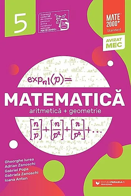Matematică Standard. Algebră, geometrie. Clasa a V-a (2025-2026)