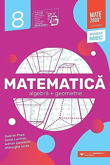 Matematică Standard. Algebră, geometrie. Clasa a VIII-a (2025-2026)