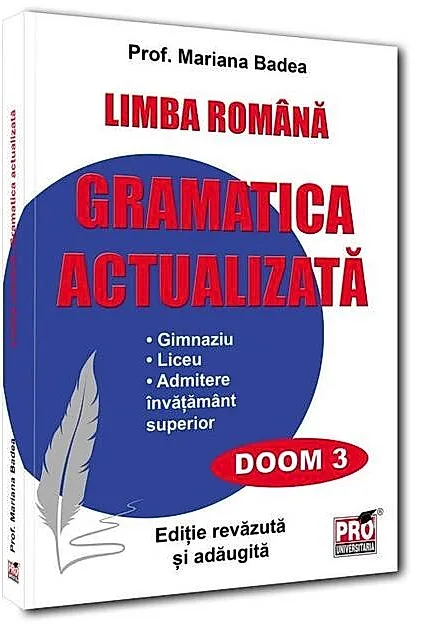 Limba română, gramatica actualizată pentru elevi
