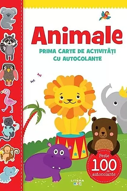 Animale. Prima carte de activități cu autocolante