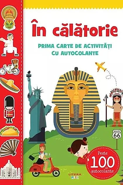 În călătorie. Prima carte de activități cu autocolante