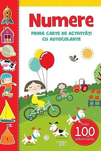 Numere. Prima carte de activități cu autocolante