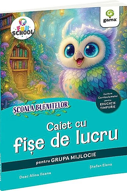 Caiet de fișe de lucru, grupa mijlocie