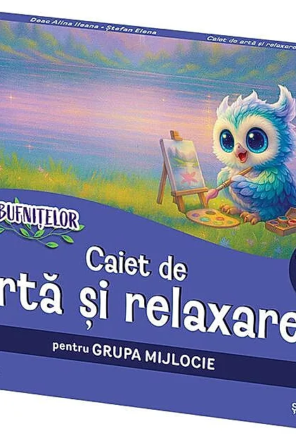 Caiet de artă și relaxare pentru grupa mijlocie