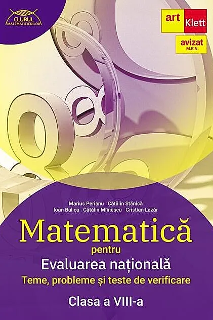 Evaluarea națională Matematică. Clasa a VIII-a