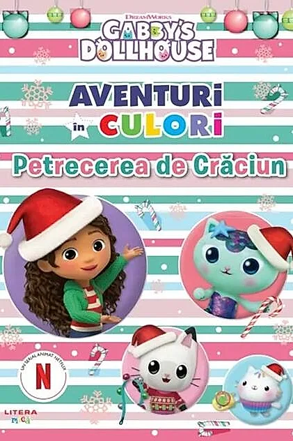 Gabby's Dollhouse. Aventuri în culori. Petrecerea de Crăciun