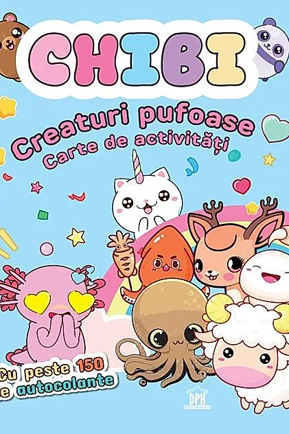 Chibi. Creaturi pufoase. Carte de activități