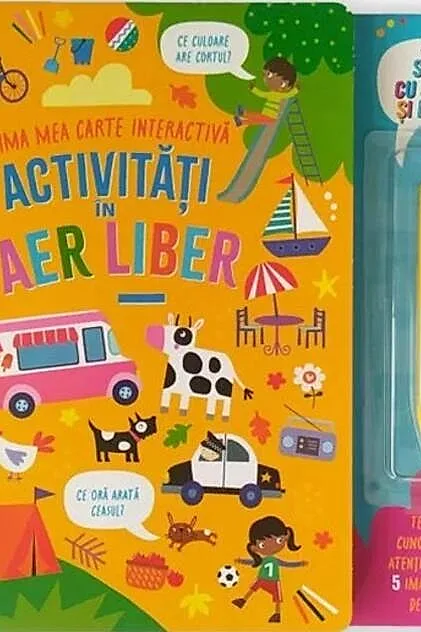 Activități în aer liber. Prima mea carte interactivă