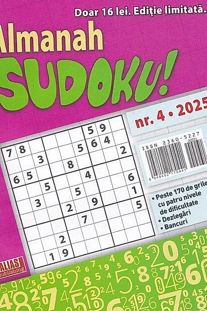 Almanah Sudoku Nr. 4/2025