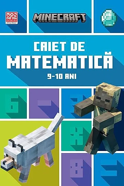 Minecraft - Caiet de matematică 9-10 ani